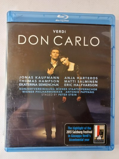 Verdi-Don Carlo Blu-Ray ENGLISH DVD 2014
