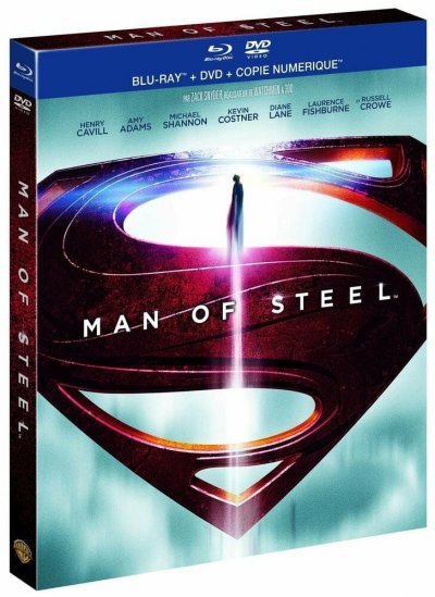 Man of Steel DVD + Blu-Ray 2013