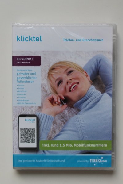 klicktel Telefon- und Branchenbuch Herbst CD 2019