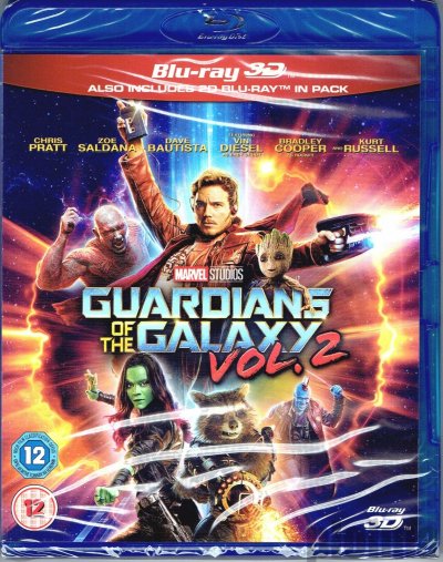 Guardians of the Galaxy Vol.2 3D Blu - ray + 2D 2017
