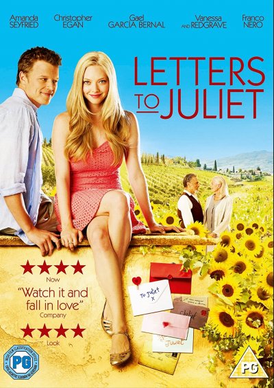 Letters to Juliet DVD, 2010