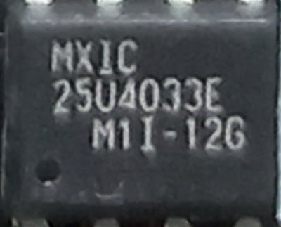 Flash Memory MX25U4033E