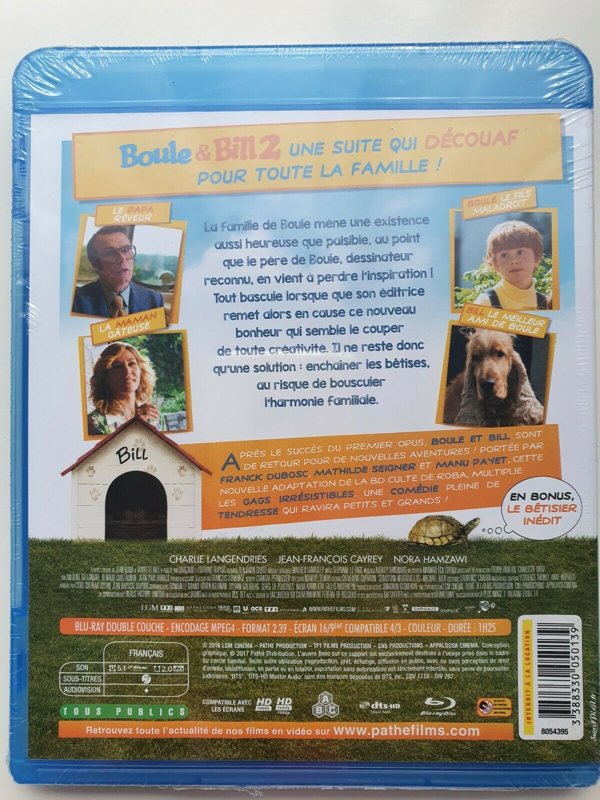 3388330050139 Boule & Bill 2 Blu - ray 2017 Frank Dubosc Francais NEUF SOUS BLISTER 