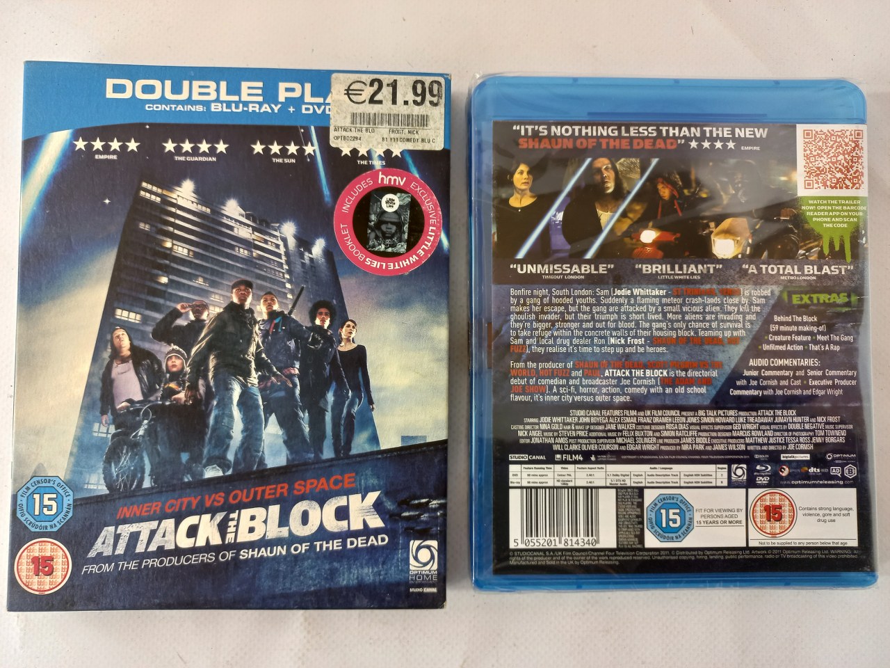5055201814340 Attack the Block Blu-ray DVD ENGLISH 2011