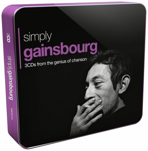 698458430120 Serge Gainsbourg ‎– Simply Gainsbourg 3xCD From The Genius Of Chanson 2014 tin