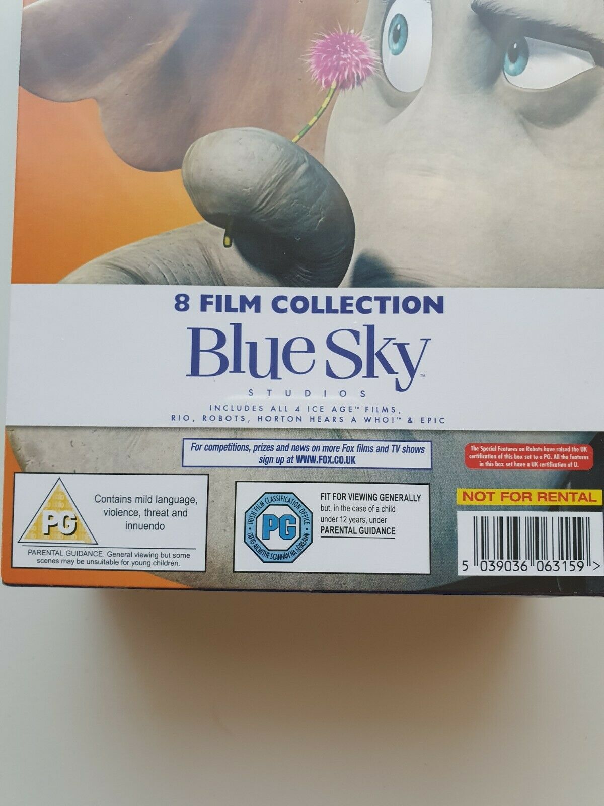 5039036063159 Blue Sky Studios 8 Film Collection DVD PG 2013 NEW SEALED