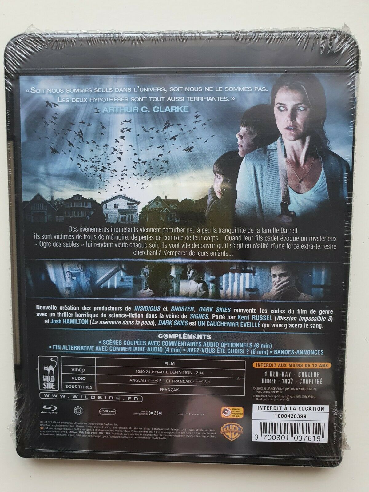 	 3700301037619 Fiche détaillée - Dark Skies (Blu-ray) 2013 French NEW SEALED 