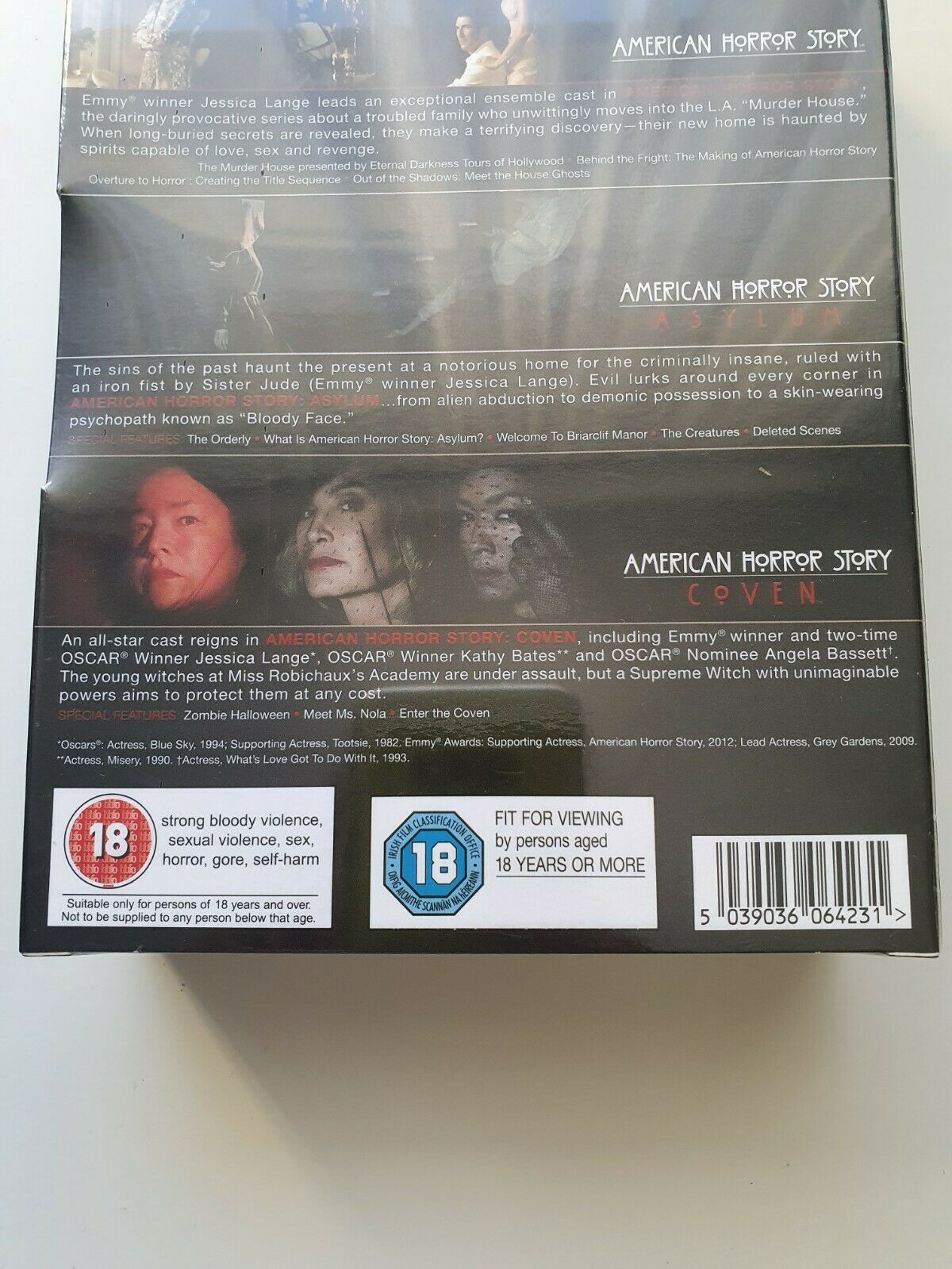 5039036064231 American Horror Story All 3 Seasons - 12 disc Set Box Set 2014 NEW SEALED