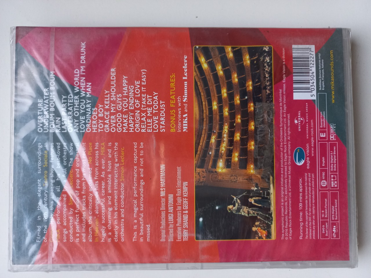 5034504122277 MIKA – Sinfonia Pop DVD EU 2016