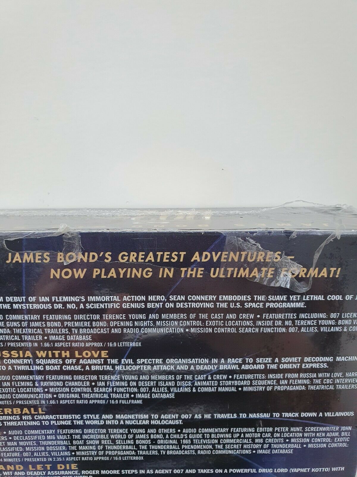 James Bond Collection 007 Blu-ray (2008) Sean Connery 6 films BOX SET