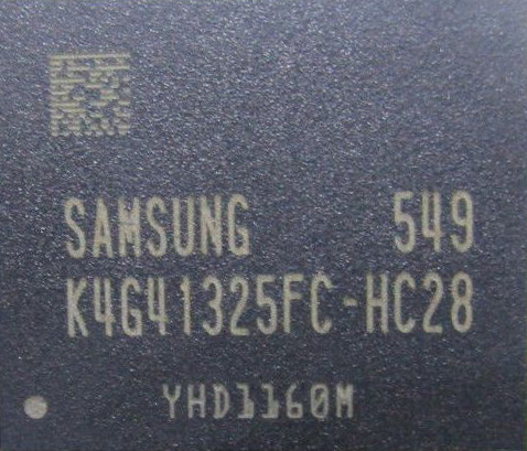K4G41325FC-HC28 Pamięć Samsung GDDR5 BGA K4G41325FC-HC28