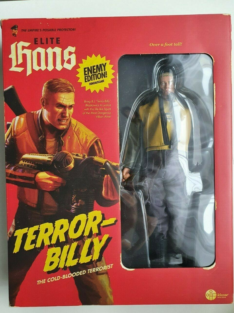 284144703124 Terror Billy Action Figure  2017 Enemy Edition - Over a fott tall BOX SET NEW