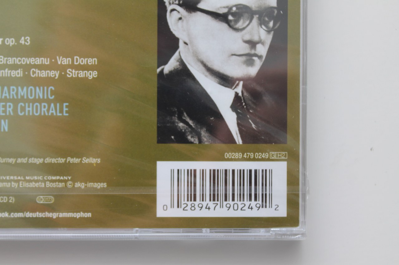 028947902492 Shostakovich-Orango (Prologue) / Symphony No.4 2x CD EU 2012