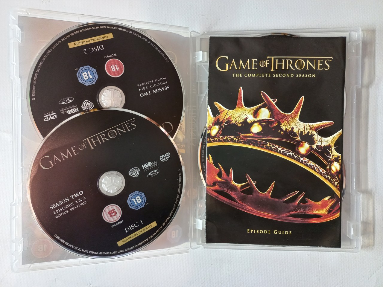 5051892122160 Game of Thrones - The Complete Second Season DVD 2013