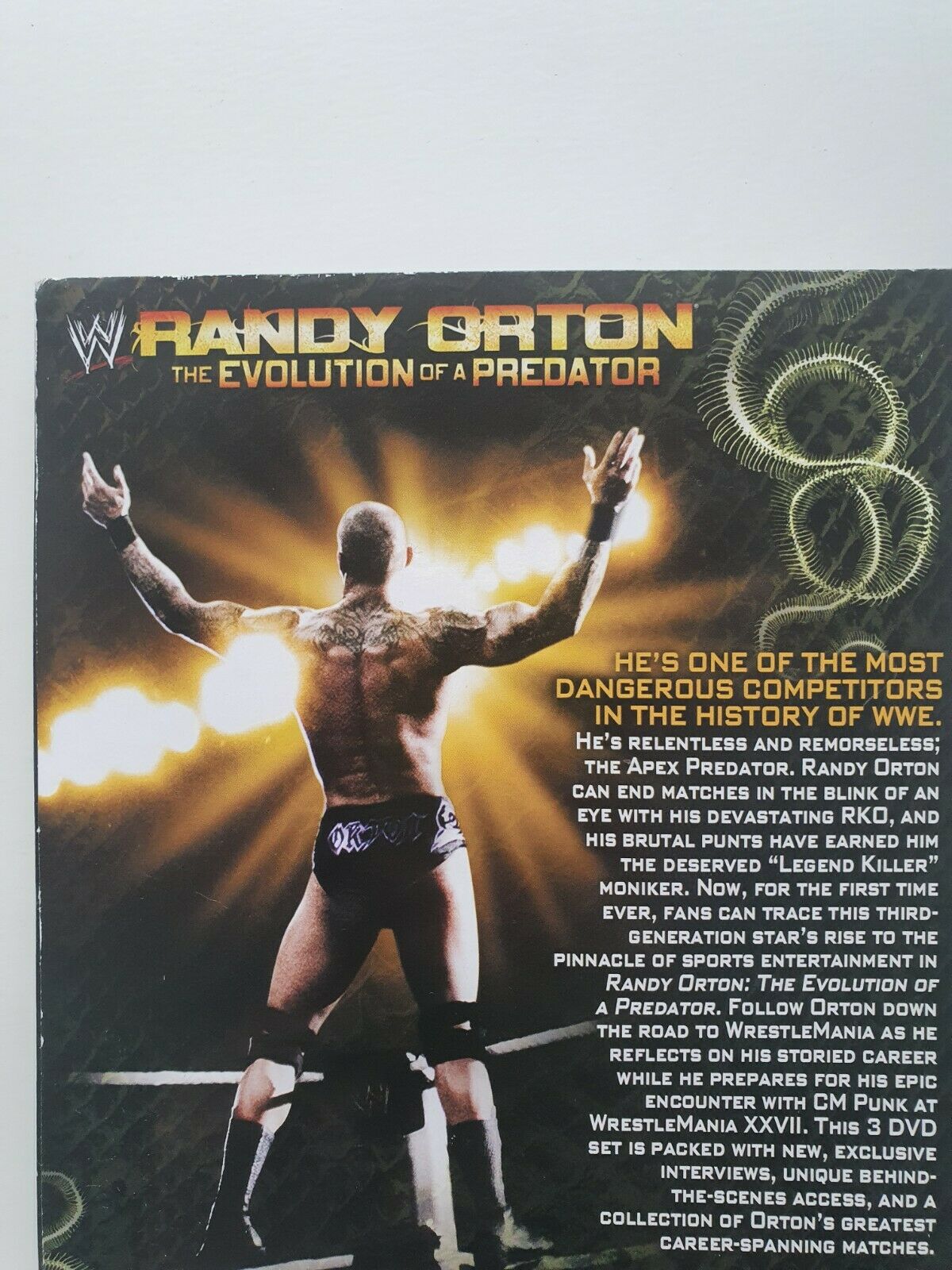 5021123147682 WWE - The Evolution Of A Predator (DVD, 2011, 3-Disc Set) LIKE NEW UNUSED