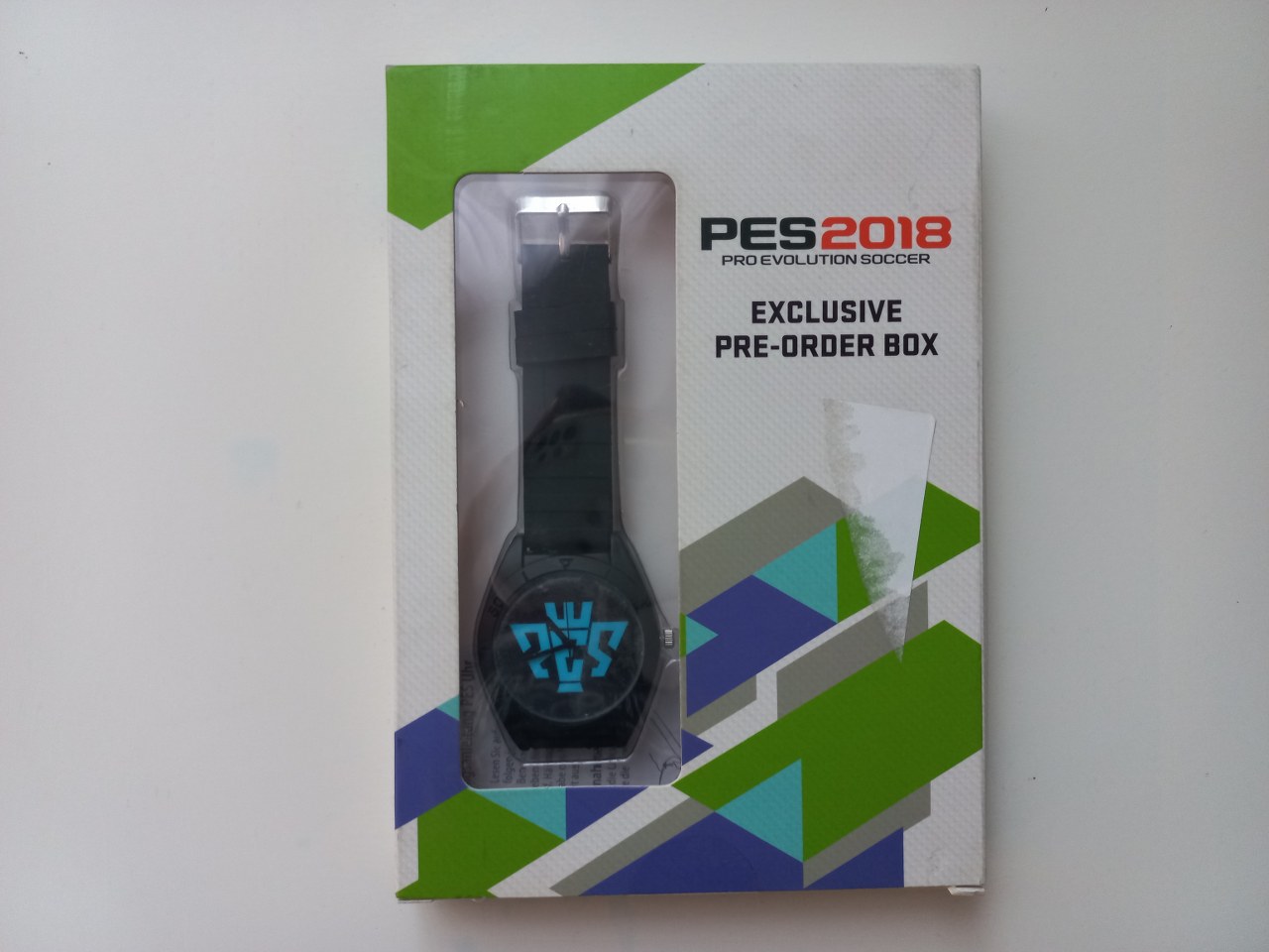 5603625365575 Konami PES 2018 Pro Evolution Soccer Uhr Watch Gaming Videospiel Zubehör schwarz 