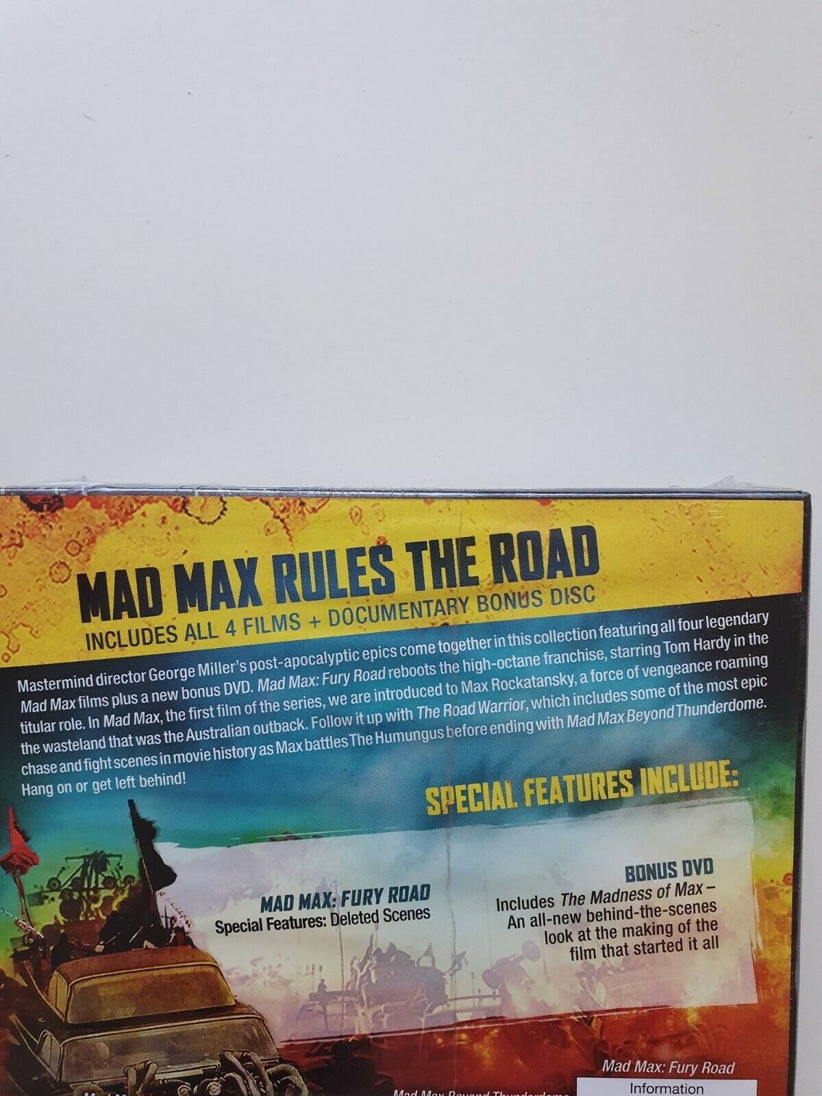 5051892193955 Mad Max Anthology DVD 2015 Mel Gibson, Miller 5 discs English Italian NEW SEALED