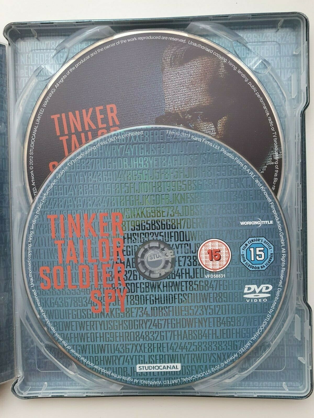 5055201821317 Tinker Tailor Soldier Spy (Ltd Edition Steelbook) - Blu-ray + DVD 2011 GOOD