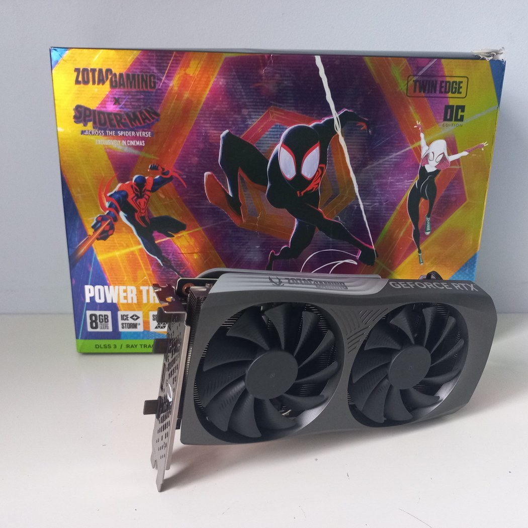 4895173626982 Zotac RTX 4060 Ti 8GB Twin Edge Spiderman