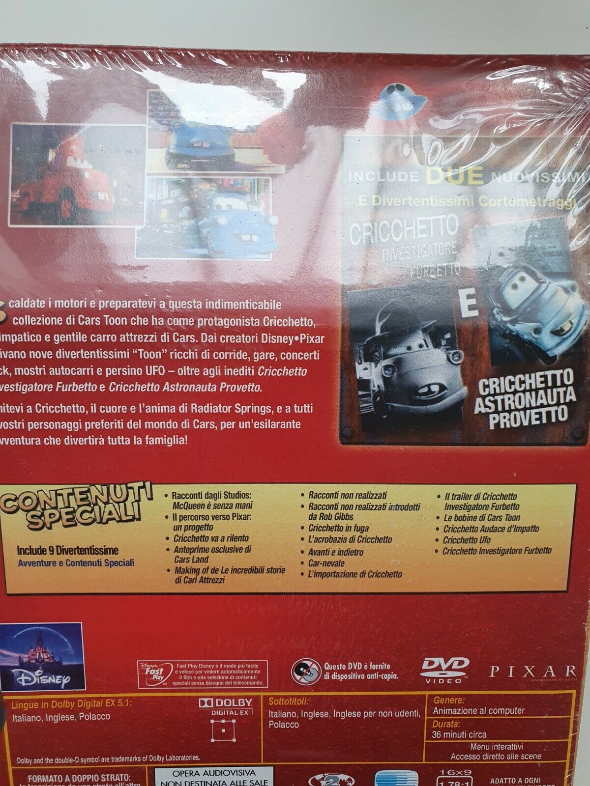 8717418408954 Cars Toon - Le Incredibili Storie Di Carl Attrezzi DVD + Libro Puzzle NUOVO NEW