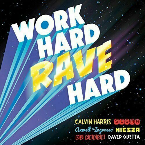 600753574782 Various Artists - Work Hard, Rave Hard Calvin Harris David Guetta 2xCD NEU