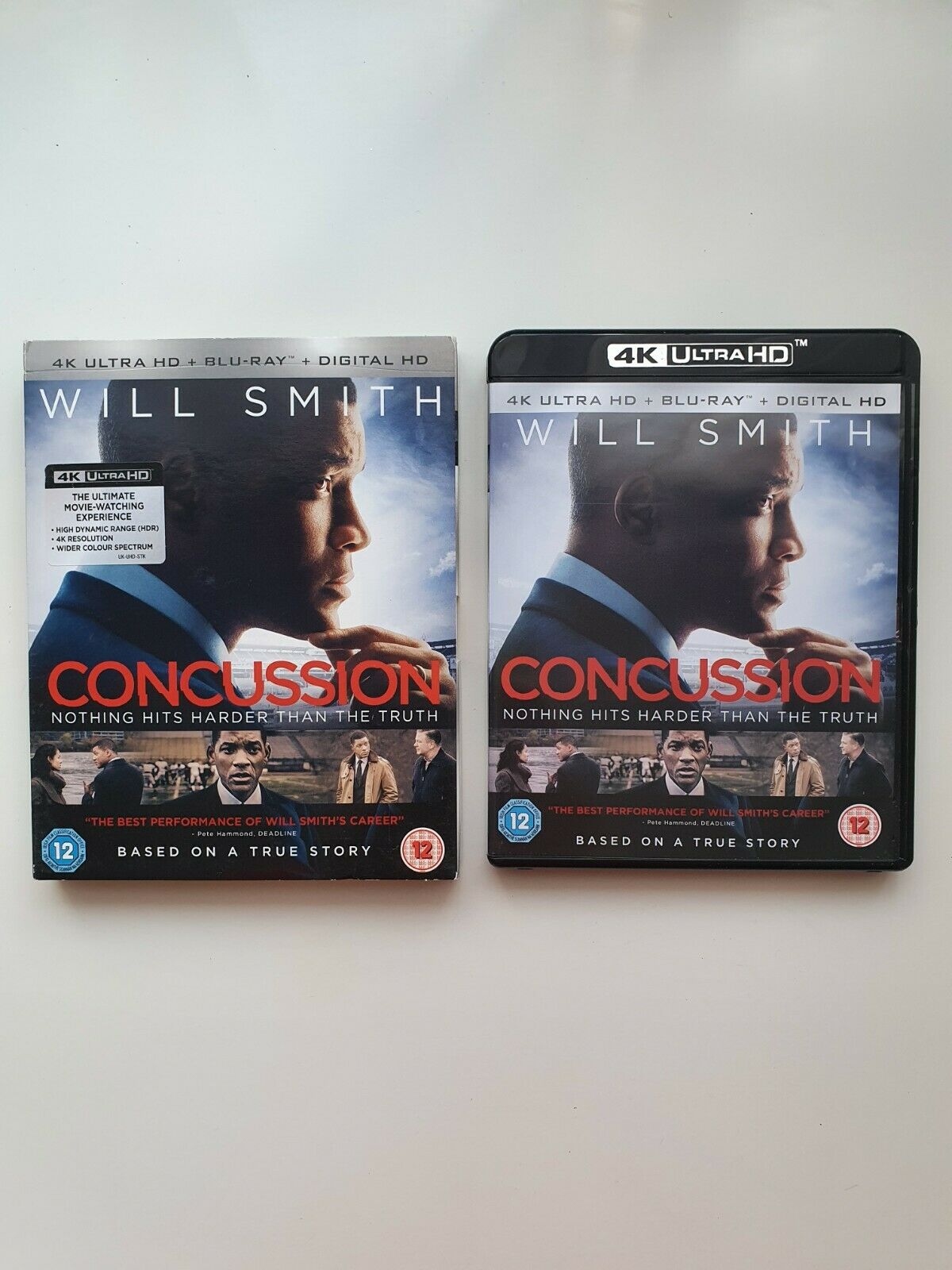 5050630887491 Concussion 4K Ultra HD + Blu - ray + Digital Will Smith, Alec Baldwin VERY GOOD
