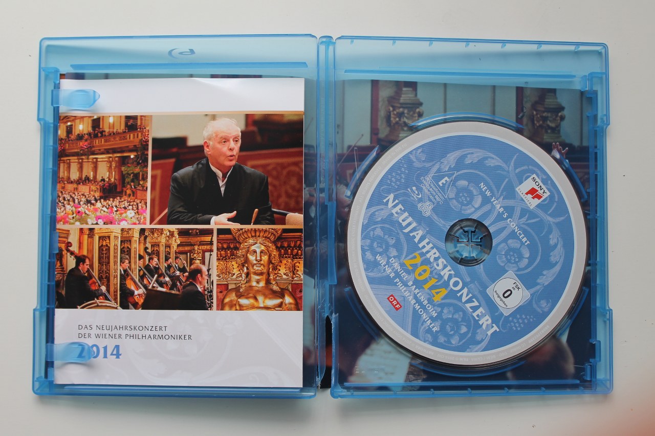 888837922999 Daniel Barenboim Wiener Philharmoniker – Neujahrskonzert New Years Concert Blu-ray AUSTRIA 2014