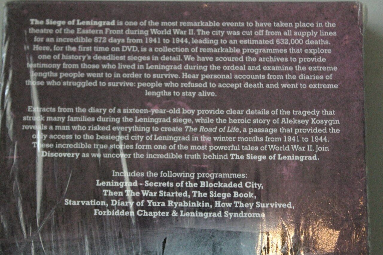 5055298034126 The Siege of Leningrad DVD 2012 Discovery Channel + Bonus BOX SET NEW SEALED
