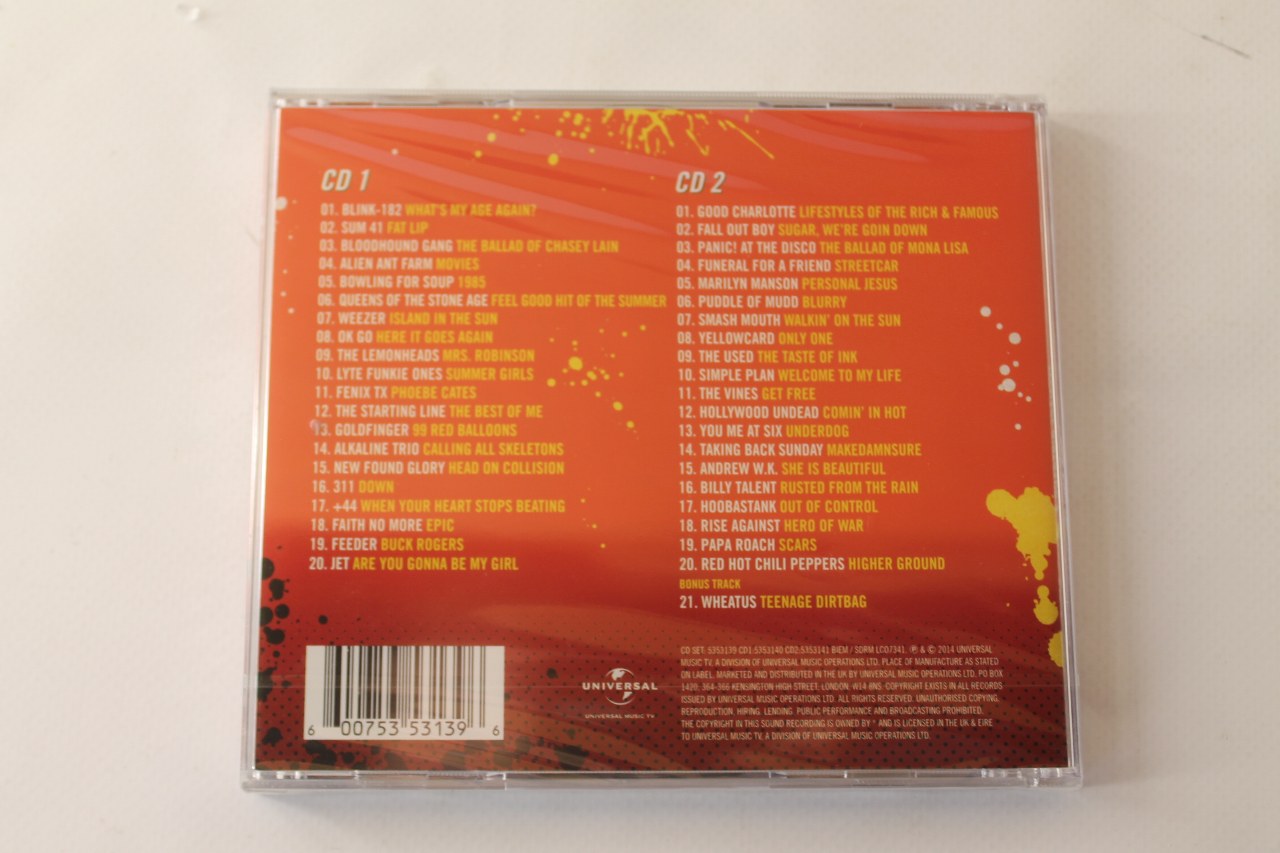 600753531396 Various – Teenage Dirtbags 2 (CD) UK 2014