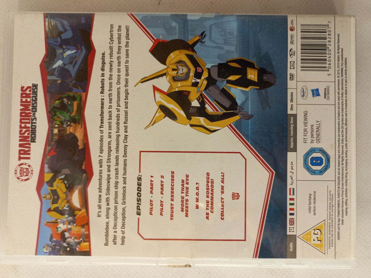 5060400282807 Transformers Robots In Disguise A Mission DVD ENGLISH 2016