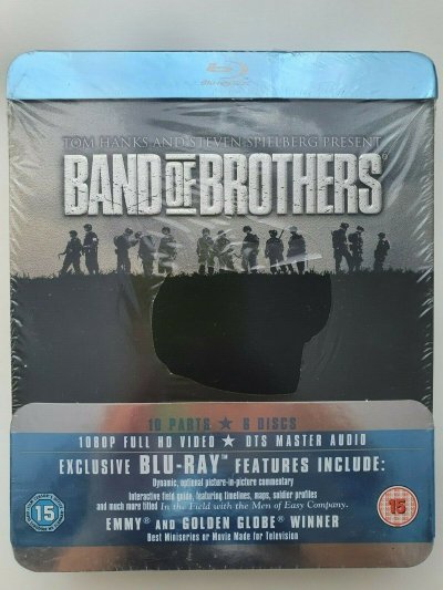 Band of Brothers -  Exclusive Blu - ray 2010 6 discs  English STEELBOOK NEW
