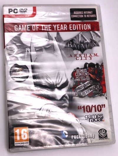 Batman: Arkham City Game of the Year Edition PC 3xDVD 