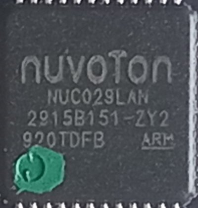 Flash Memory Nuvoton NUC029LAN