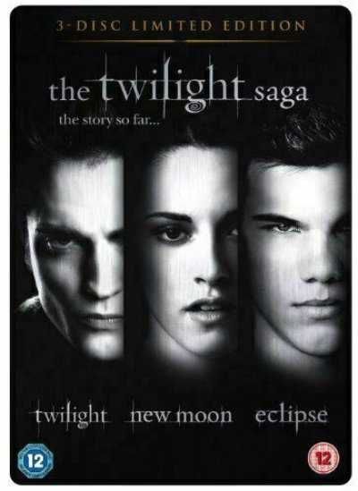 The Twilight Saga Triple Pack 3xDVD Limited Edition Steelbook NEU ENGLISH audio