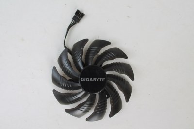 Wentylator EVERFLOW Gigabyte T129215SU 12V 0.5A GTX 960 970 1050 1060 1070 RX470 RX480 RX570 RX580 4pin (88mm / wysokość 10mm)