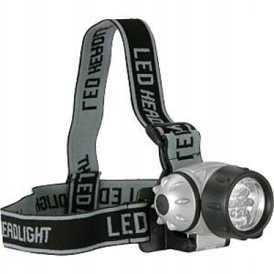 Latarka czołowa LED/Headlight 7 diod LED