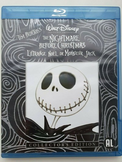 The Nightmare Before Christmas (Collectors Edition) Disney Blu - Ray 2008 - GOOD