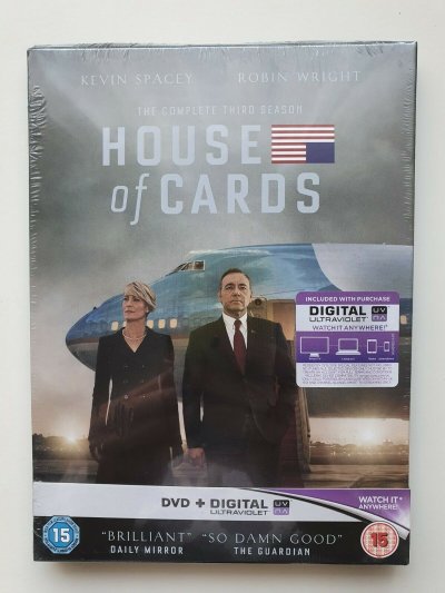 House of Cards – Season 3 DVD +UV (2015) 