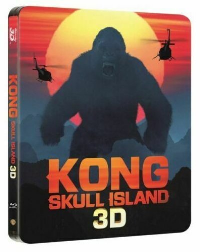 Kong : Skull Island (Steelbook) 2D & 3D BLU RAY Digital Download Ultraviolet NEU