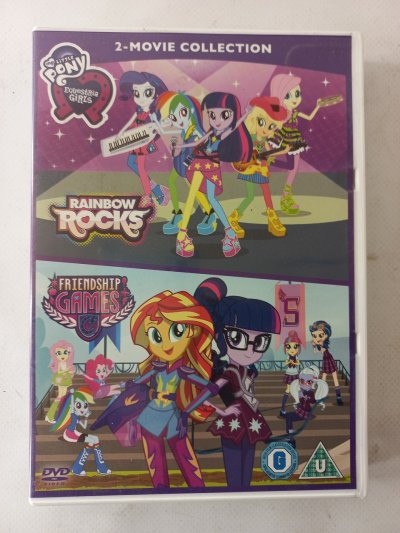 My Little Pony-Equestria Girls-Rainbow Rocks/Friendship Games DVD ENGLISH 2016
