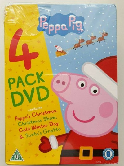 Peppa Pig: The Christmas Collection DVD 2014 English 4 pack BOX SET NEW SEALED