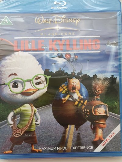Chicken Little Lille Kylling Blu-ray Mark Dindal cert U NEW SEALED