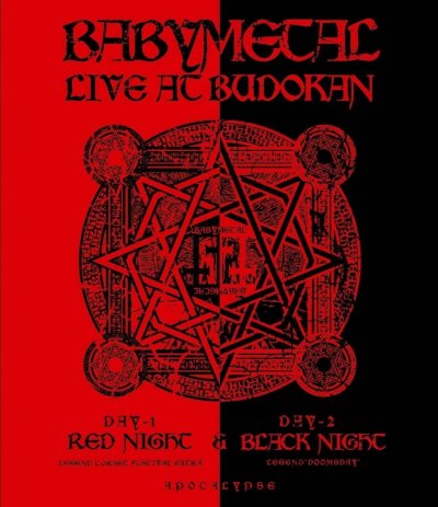 Babymetal ‎– Live At Budokan Red Night & Black Night Apocalypse Blu-ray NEU 2015