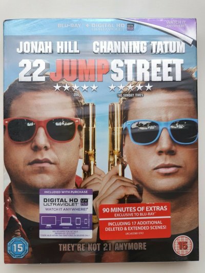 22 Jump Street  Blu - ray + Digital HD UV 2014 Region Free EN FR NEW SEALED
