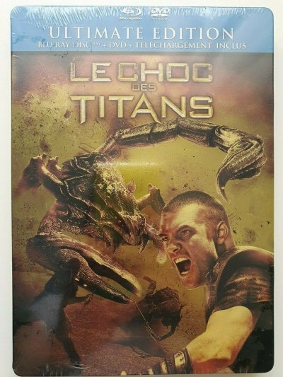 Le Choc des Titans Blu-Ray + DVD (ULTIMATE ÉDITION) STEELBOOK NEUF SOUS BLISTER
