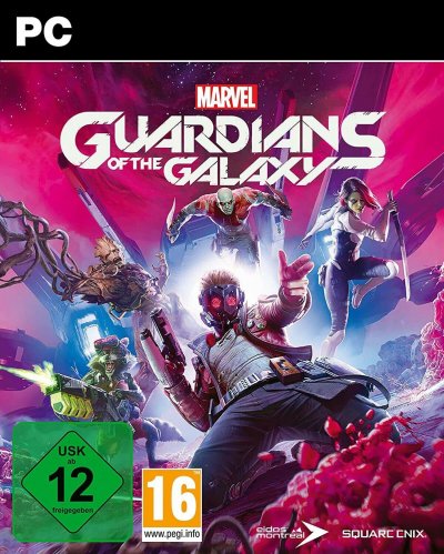Marvels Guardians of the Galaxy PC DVD 2021