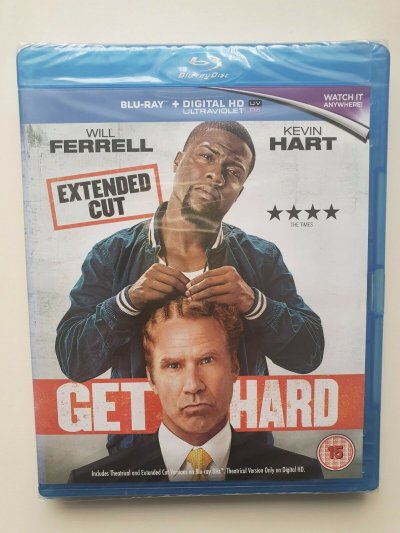 Get Hard 2015 [Region Free] (Blu-ray + Digital HD UV) English French NEW SEALED