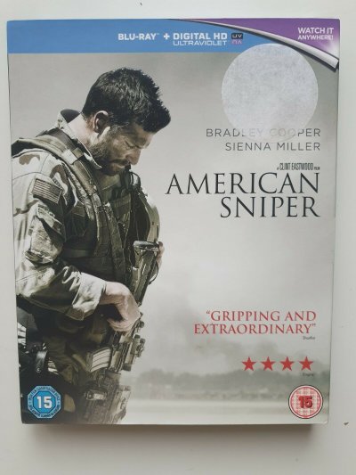 American Sniper [2014] (Blu-ray + Digital HD) NEW SEALED ENGLISH
