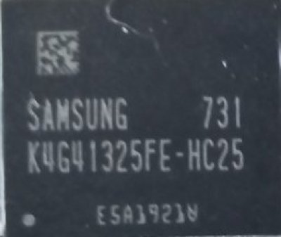 Pamięć Samsung GDDR5 BGA K4G41325FE-HC25
