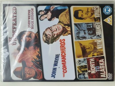 The Undefeated & The Comancheros & North To Alaska DVD 2009 NEW SEALED